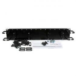 StarTech.com Panneau double de gestion de câbles horizontal / vertical 2U pour rack de serveur - Guide pour câbles avec annea