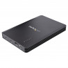 StarTech.com Boîtier SSD M.2 NVMe Thunderbolt 3 à 4 Baies - Boîtier Disque Dur Externe 1 DisplayPort vidéo et 2 Ports TB3 D