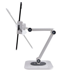 StarTech.com Support de Tablettes Réglable pour Bureau - Support Mural - Capacité 1kg - Support Universel Ergonomique et Arti