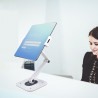 StarTech.com Support de Tablettes Réglable pour Bureau - Support Mural - Capacité 1kg - Support Universel Ergonomique et Arti