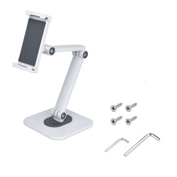 StarTech.com Support de Tablettes Réglable pour Bureau - Support Mural - Capacité 1kg - Support Universel Ergonomique et Arti