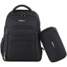 StarTech.com Sac à Dos Ordinateur Portable 17,3 pouces avec Compartiments Amovible pour Accessoires - Sac Informatique Profess