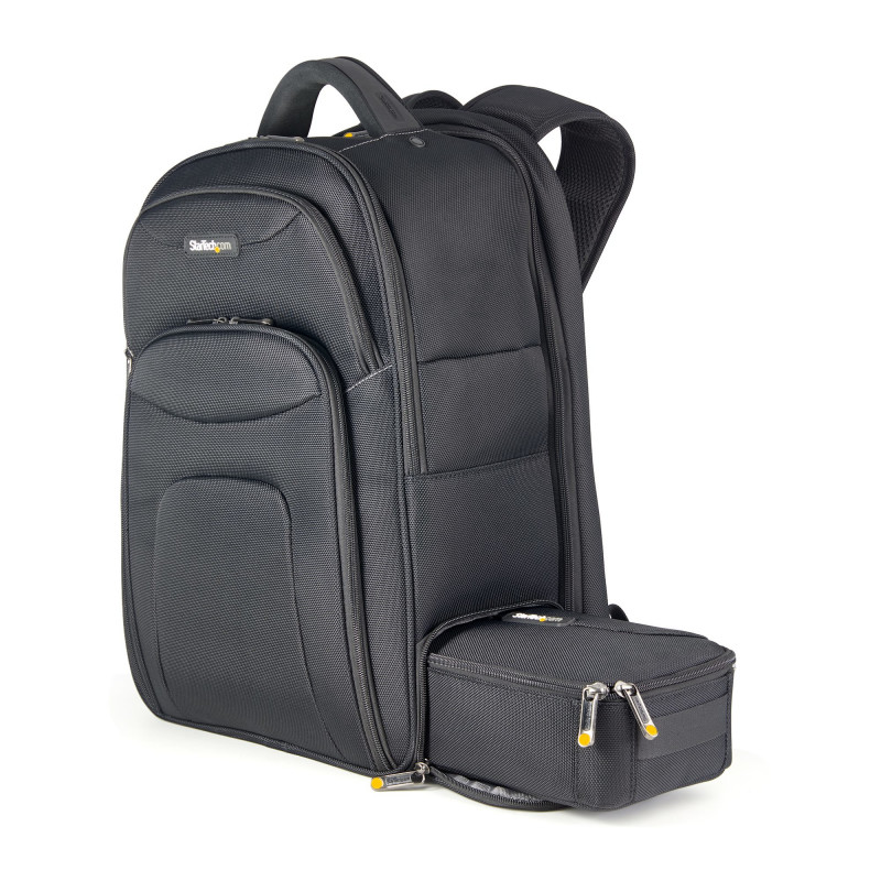 StarTech.com Sac à Dos Ordinateur Portable 17,3 pouces avec Compartiments Amovible pour Accessoires - Sac Informatique Profess