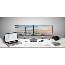 Kensington SD5600T Station d’accueil hybride Thunderbolt™ 3 USB-C avec 2 sorties 4K alimentation 96 W-Win/Mac
