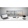 Kensington SD5600T Station d’accueil hybride Thunderbolt™ 3 USB-C avec 2 sorties 4K alimentation 96 W-Win/Mac