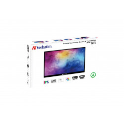 Verbatim 49591 écran plat de PC 35,6 cm (14") 1920 x 1080 pixels Full HD LCD Écran tactile Noir