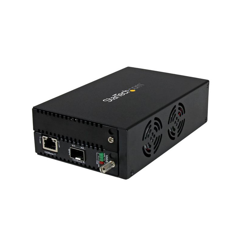 StarTech.com Convertisseur de média fibre optique 10 Gigabit Ethernet avec SFP+ ouvert - Géré