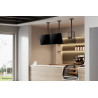 Neomounts FPMA-C050BLACK Support de plafond pour écran de 10-30" - h60-85 cm