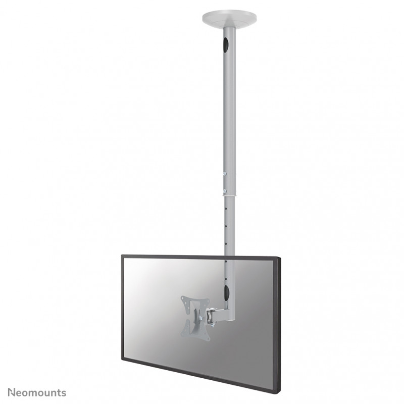 Neomounts FPMA-C050SILVER Support de plafond pour écran de 10-30" - h60-85 cm