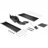 StarTech.com Support Clavier Coulissant sous Bureau - Tablette Clavier et Souris Ajustable en Hauteur - Mouvement Complet - 25 