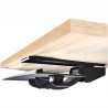 StarTech.com Support Clavier Coulissant sous Bureau - Tablette Clavier et Souris Ajustable en Hauteur - Mouvement Complet - 25 