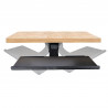 StarTech.com Support Clavier Coulissant sous Bureau - Tablette Clavier et Souris Ajustable en Hauteur - Mouvement Complet - 25 