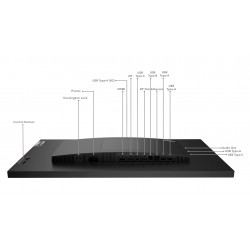 Lenovo ThinkVision P27h-30 LED display 68,6 cm (27") 2560 x 1440 pixels Quad HD LCD Noir