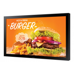 Samsung OH24B Écran plat de signalisation numérique 61 cm (24") LCD Wifi 1500 cd/m² Full HD Noir Intégré dans le processeu