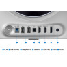 Samsung G60SD écran plat de PC 68,6 cm (27") 2560 x 1440 pixels Quad HD OLED Argent
