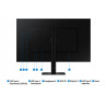 Samsung S60D écran plat de PC 81,3 cm (32") 2560 x 1440 pixels Quad HD LCD Noir