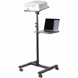 StarTech.com Table Vidéoprojecteur et Ordinateur Portable - Support Projecteur Robuste (2 Étagères max. 10kg chacune) - Ajus
