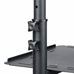 StarTech.com Table Vidéoprojecteur et Ordinateur Portable - Support Projecteur Robuste (2 Étagères max. 10kg chacune) - Ajus