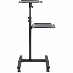StarTech.com Table Vidéoprojecteur et Ordinateur Portable - Support Projecteur Robuste (2 Étagères max. 10kg chacune) - Ajus