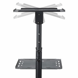 StarTech.com Table Vidéoprojecteur et Ordinateur Portable - Support Projecteur Robuste (2 Étagères max. 10kg chacune) - Ajus