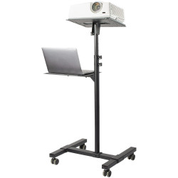StarTech.com Table Vidéoprojecteur et Ordinateur Portable - Support Projecteur Robuste (2 Étagères max. 10kg chacune) - Ajus