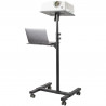 StarTech.com Table Vidéoprojecteur et Ordinateur Portable - Support Projecteur Robuste (2 Étagères max. 10kg chacune) - Ajus
