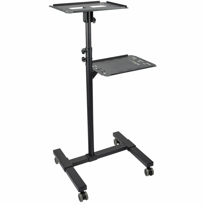 StarTech.com Table Vidéoprojecteur et Ordinateur Portable - Support Projecteur Robuste (2 Étagères max. 10kg chacune) - Ajus