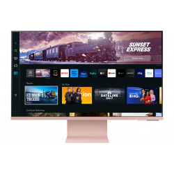 Samsung M80C écran plat de PC 81,3 cm (32") 3840 x 2160 pixels 4K Ultra HD LCD Rose