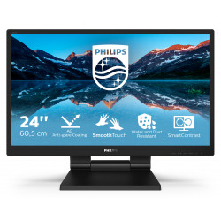 Philips 242B9TL/00 écran plat de PC 60,5 cm (23.8") 1920 x 1080 pixels Full HD LCD Écran tactile Noir