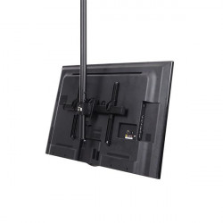 StarTech.com Support TV au Plafond - Support Universel pour Écran Unique avec Mât Télescopique Réglable - Inclinable/Pivota