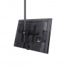StarTech.com Support TV au Plafond - Support Universel pour Écran Unique avec Mât Télescopique Réglable - Inclinable/Pivota