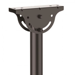 StarTech.com Support TV au Plafond - Support Universel pour Écran Unique avec Mât Télescopique Réglable - Inclinable/Pivota