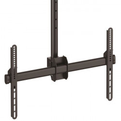 StarTech.com Support TV au Plafond - Support Universel pour Écran Unique avec Mât Télescopique Réglable - Inclinable/Pivota