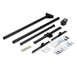 StarTech.com Support TV au Plafond - Support Universel pour Écran Unique avec Mât Télescopique Réglable - Inclinable/Pivota