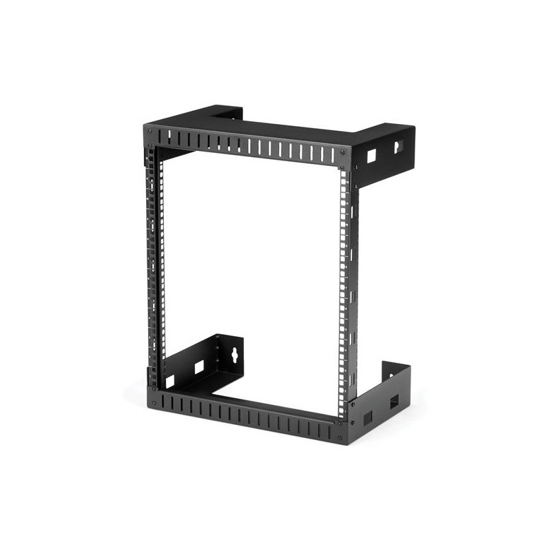 StarTech.com Rack Réseau Mural 12U à 2 Montants, Rack Serveur 19" à Cadre Ouvert, Profondeur 12", Rack de Données Mural pou