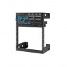 StarTech.com Rack Réseau Mural 12U à 2 Montants, Rack Serveur 19" à Cadre Ouvert, Profondeur 12", Rack de Données Mural pou