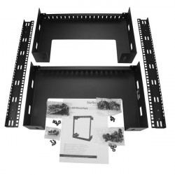 StarTech.com Rack Réseau Mural 12U à 2 Montants, Rack Serveur 19" à Cadre Ouvert, Profondeur 12", Rack de Données Mural pou