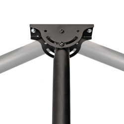 StarTech.com Support Double TV au Plafond - Support Double Écran à Suspendre Dos à Dos avec Mât Télescopique Réglable - I
