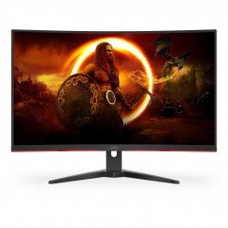 AOC G2 CQ32G2SE/BK LED display 80 cm (31.5") 2560 x 1440 pixels 2K Ultra HD Noir, Rouge