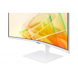 Samsung S65TC écran plat de PC 86,4 cm (34") 3440 x 1440 pixels UltraWide Quad HD LED Blanc