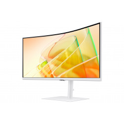 Samsung S65TC écran plat de PC 86,4 cm (34") 3440 x 1440 pixels UltraWide Quad HD LED Blanc