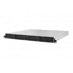 Overland-Tandberg O-T RDX QuikStation 4 RM, 4 baies, 4 x 1 Go Ethernet, baie de lecteur amovible, montage en rack 1U