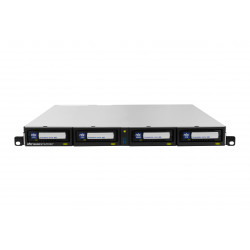 Overland-Tandberg O-T RDX QuikStation 4 RM, 4 baies, 4 x 1 Go Ethernet, baie de lecteur amovible, montage en rack 1U