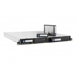 Overland-Tandberg O-T RDX QuikStation 4 RM, 4 baies, 4 x 1 Go Ethernet, baie de lecteur amovible, montage en rack 1U