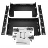 StarTech.com Rack Réseau Mural 15U à 2 Montants, Rack Serveur 19" à Cadre Ouvert, Profondeur 12", Rack de Données Mural pou