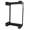 StarTech.com Rack Réseau Mural 15U à 2 Montants, Rack Serveur 19" à Cadre Ouvert, Profondeur 12", Rack de Données Mural pou