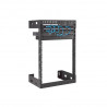 StarTech.com Rack Réseau Mural 15U à 2 Montants, Rack Serveur 19" à Cadre Ouvert, Profondeur 12", Rack de Données Mural pou