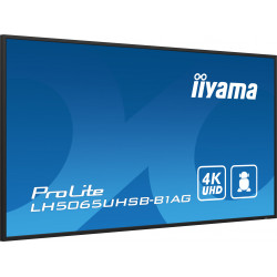 iiyama LH5065UHSB-B1AG affichage de messages Écran plat de signalisation numérique 125,7 cm (49.5") LCD Wifi 800 cd/m² 4K Ul