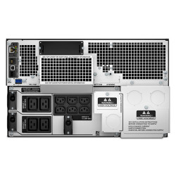 APC Smart-UPS On-Line SRT8KRMXLI - 8kW/VA, 6x C13 + 4x C19 + sortie monophasée câblée, montable en rack, NMC intégré