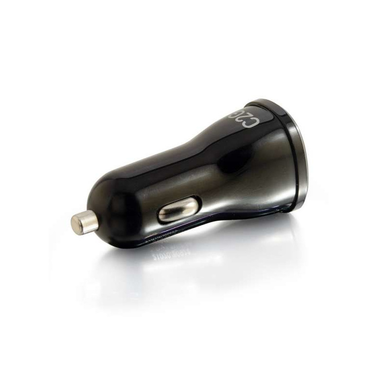 C2G Chargeur voiture intelligent USB 2 ports. sortie 2,4 A